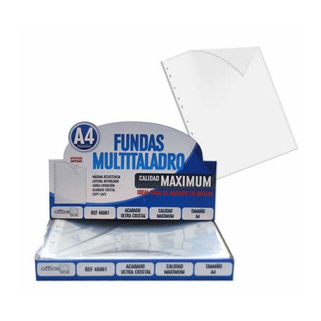 FUNDAS MULTITALADRO A4 MAXIMUM