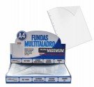 Caja 100 Fundas Multitaladro A4