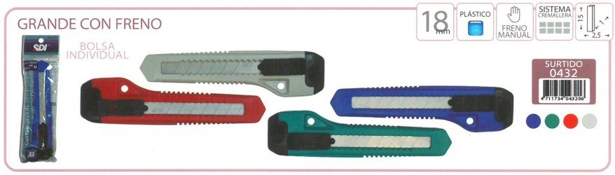 CUTTER GRANDE 18mm